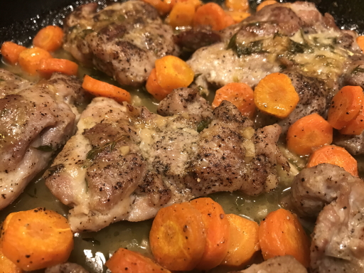 Maple Chicken and Carrots