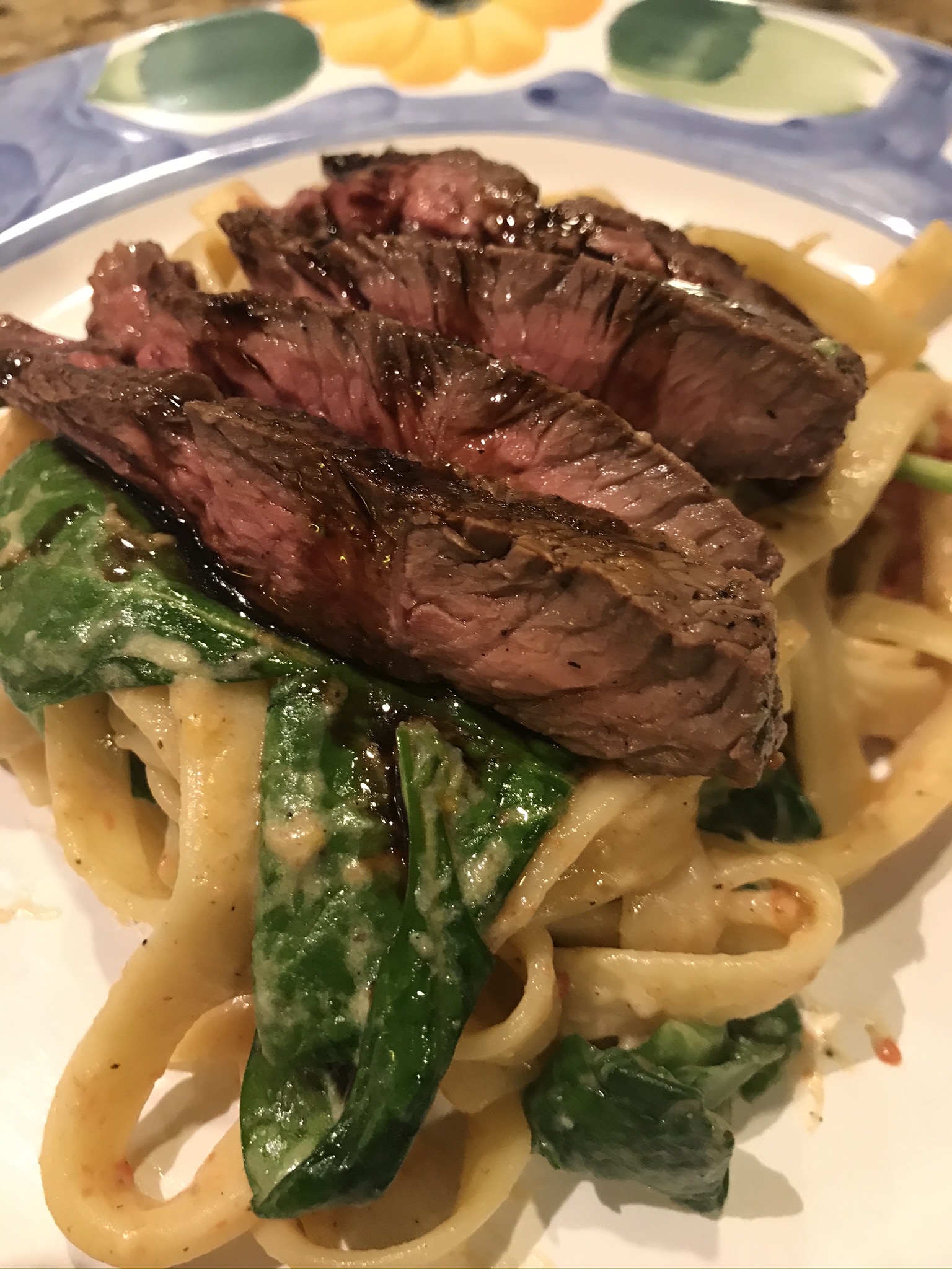 Creamy Steak Fettuccine
