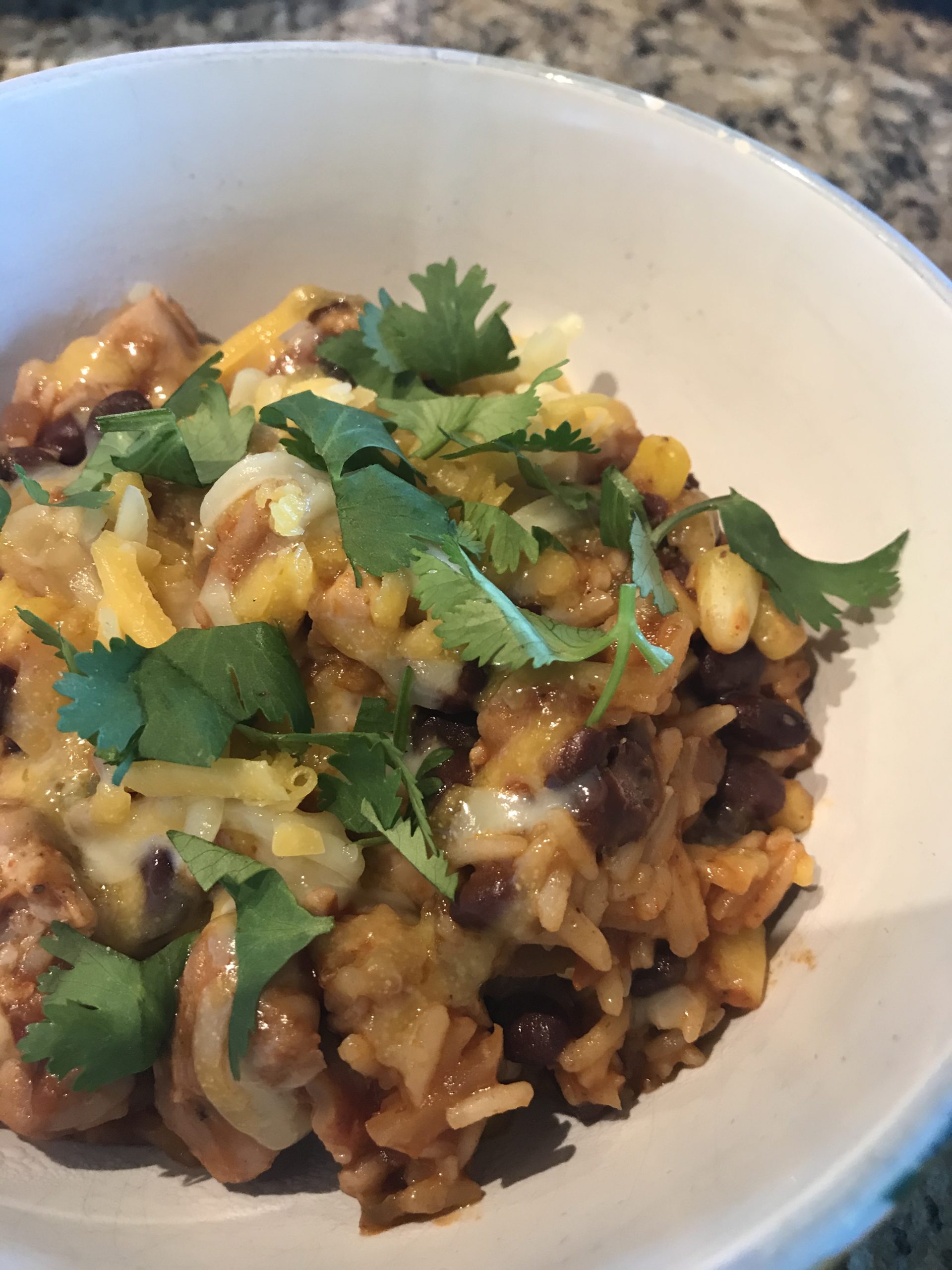 Instant Pot Chicken and Rice Burrito Bowls