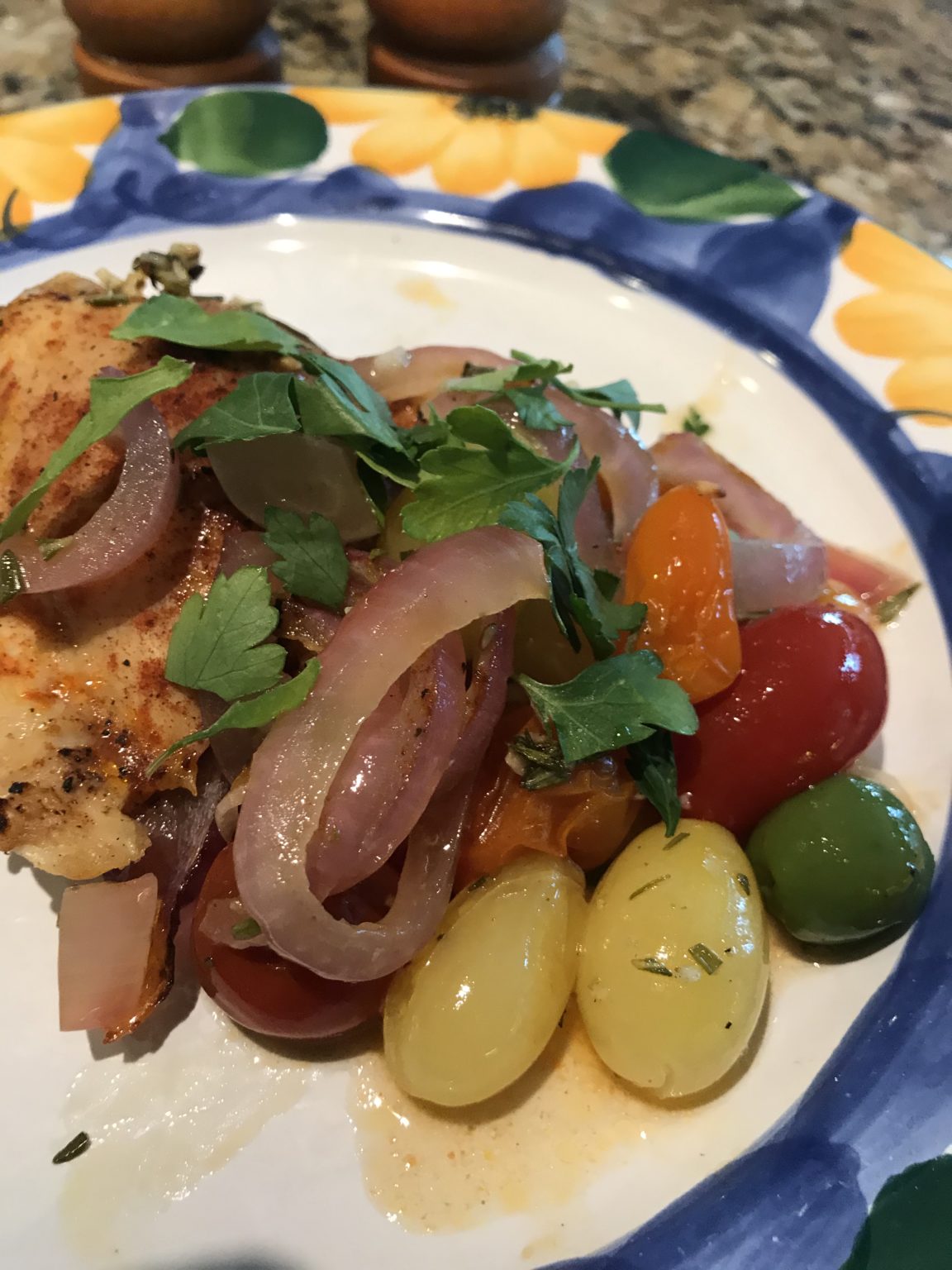 Sheet Pan Vinegar Chicken Flora's Kitchen