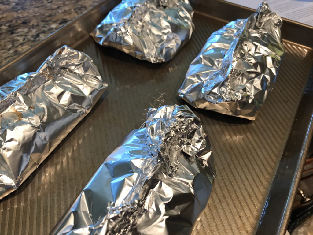 Pineapple BBQ Chicken Foil Packets