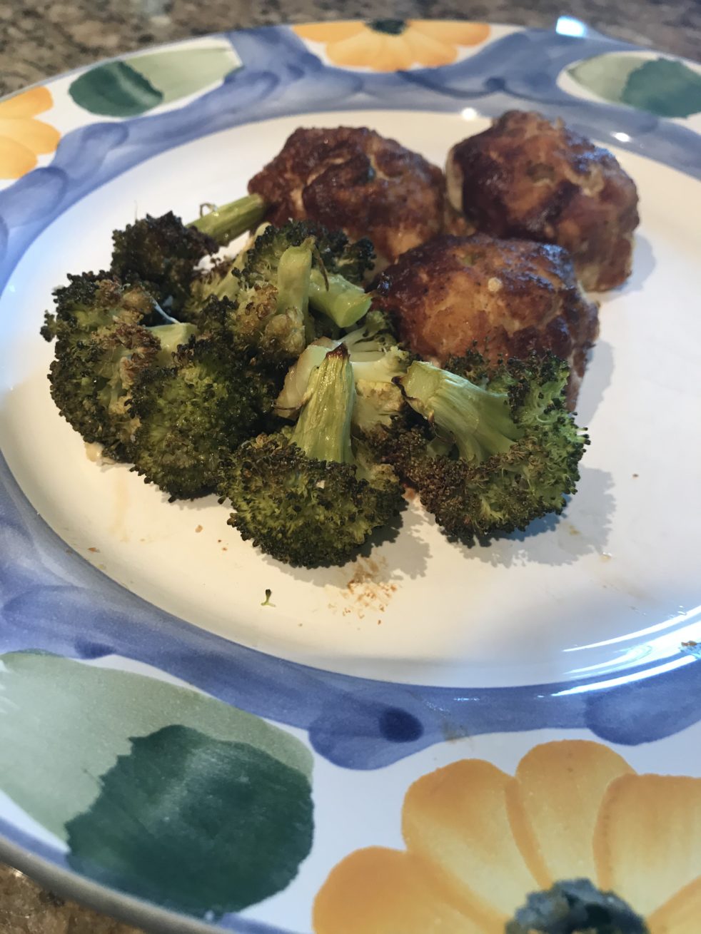 Sheet Pan Chicken Meatballs and Charred Broccoli Flora's Kitchen