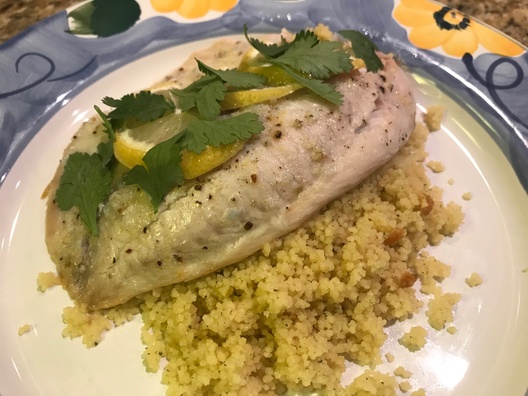 Garlicky Lemon Baked Tilapia