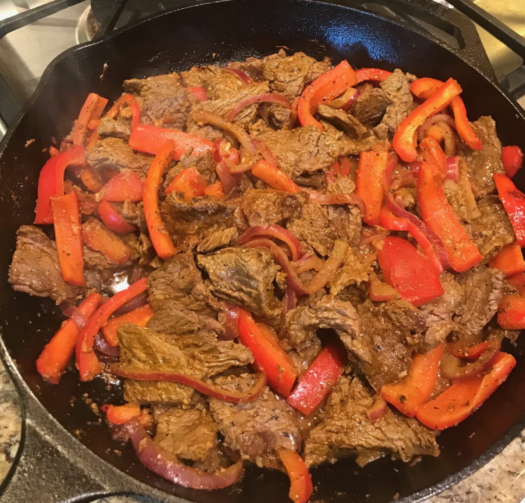 Indian-Spiced Pepper Steak
