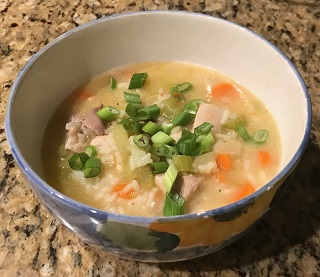 Lemon Chicken and Rice Soup