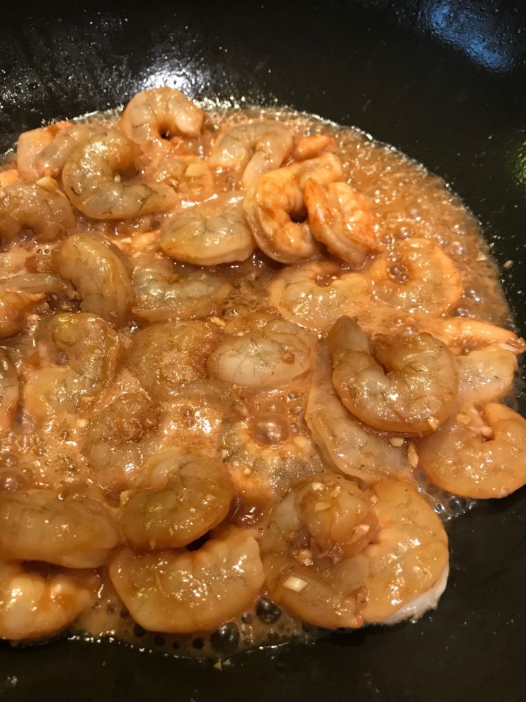 Ginger Garlic Sesame Shrimp