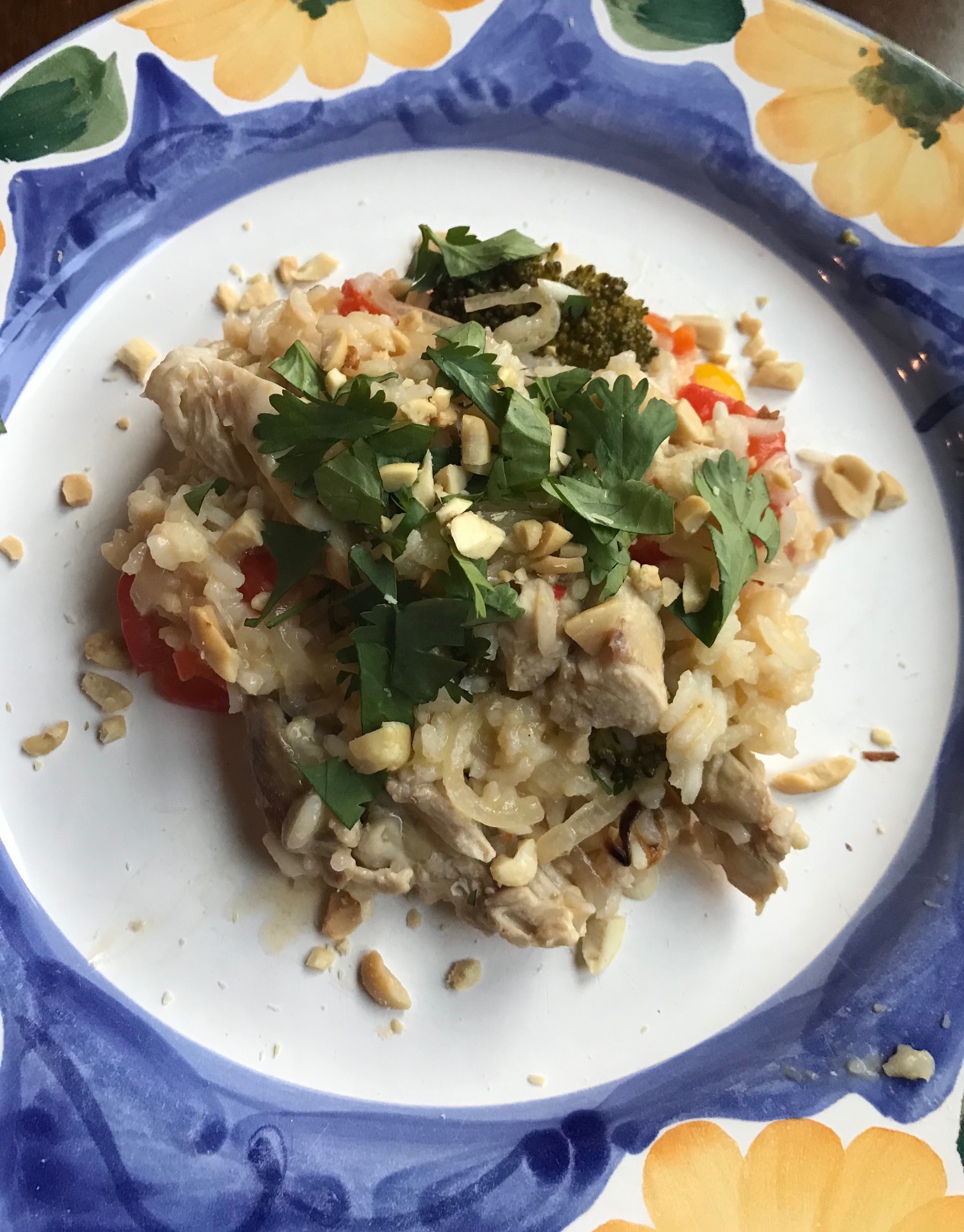 Spicy Thai Red Curry Chicken Casserole