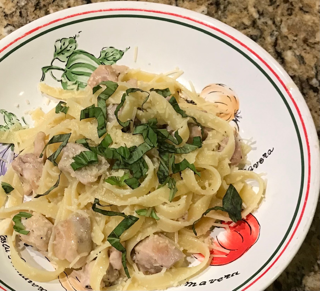 Lemon Chicken Fettuccine